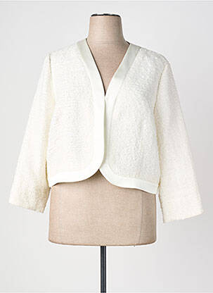 Veste casual coupe droite blanc GREGORY PAT femme