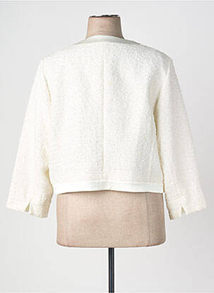 Veste casual coupe droite blanc GREGORY PAT femme