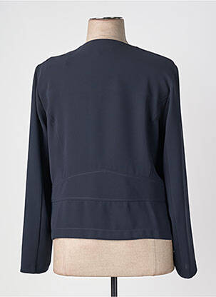 Veste casual col rond bleu DIANE LAURY femme