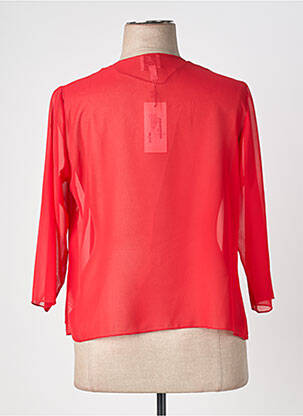 Gilet manches longues manches 3/4 rouge FRANCE RIVOIRE femme