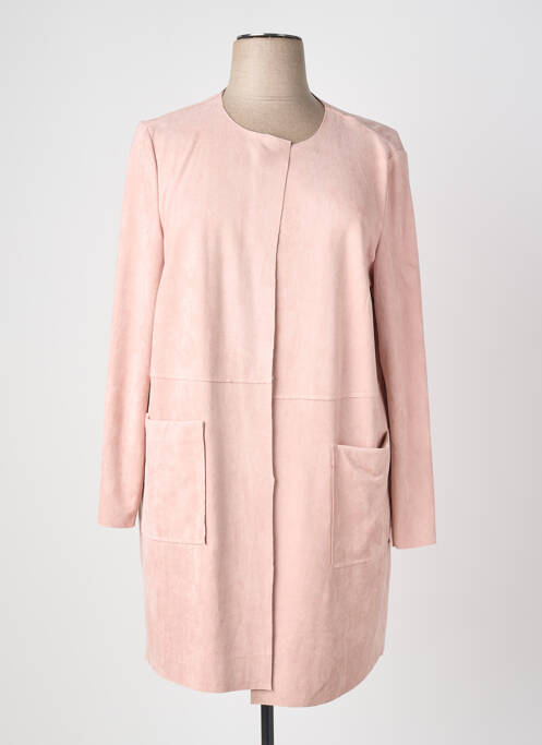 Veste casual col rond rose BETTY BARCLAY femme