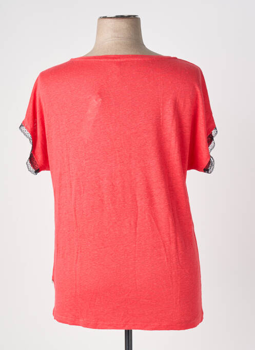 Top manches courtes manches courtes rouge I.CODE (By IKKS) femme