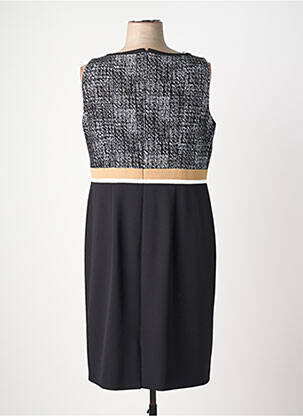 Robe mi-longue sans manche sans manche noir VERA MONT femme