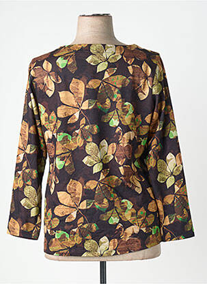 Pull coupe cintrée manches longues noir AGATHE & LOUISE femme