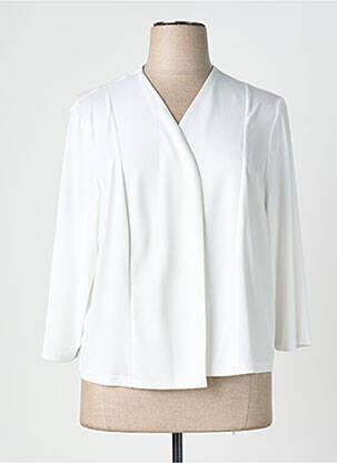 Boléro tissage crêpe beige GREGORY PAT femme