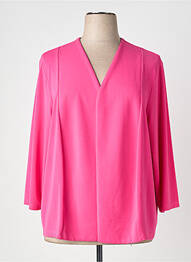 Boléro tissage crêpe rose FRANCE RIVOIRE femme