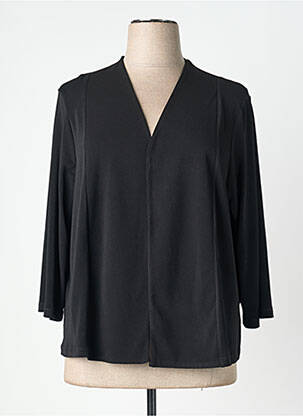 Veste chic col v noir GREGORY PAT femme
