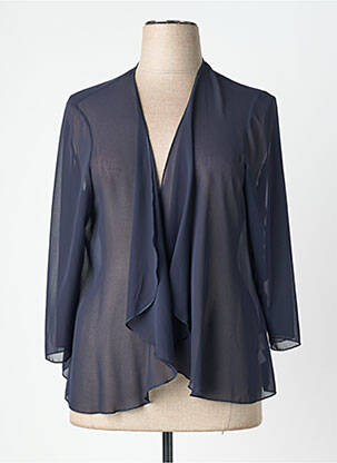 Boléro légère et transparente bleu FRANCE RIVOIRE femme