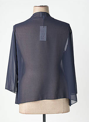 Boléro légère et transparente bleu FRANCE RIVOIRE femme
