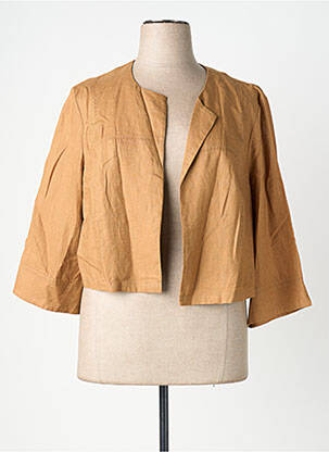 Veste casual col rond marron DIANE LAURY femme