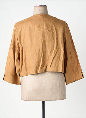 Veste casual col rond marron DIANE LAURY femme