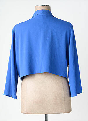 Boléro manches longues bleu ANDAMIO femme