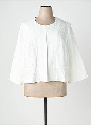 Veste chic tissage crêpe beige DIANE LAURY femme