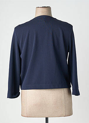 Blazer col châle bleu JULIE GUERLANDE femme
