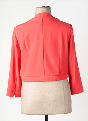 Boléro tissage crêpe orange DIAMBRE femme