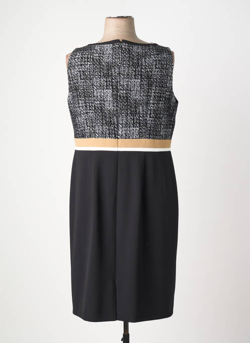 Robe mi-longue sans manche sans manche noir VERA MONT femme