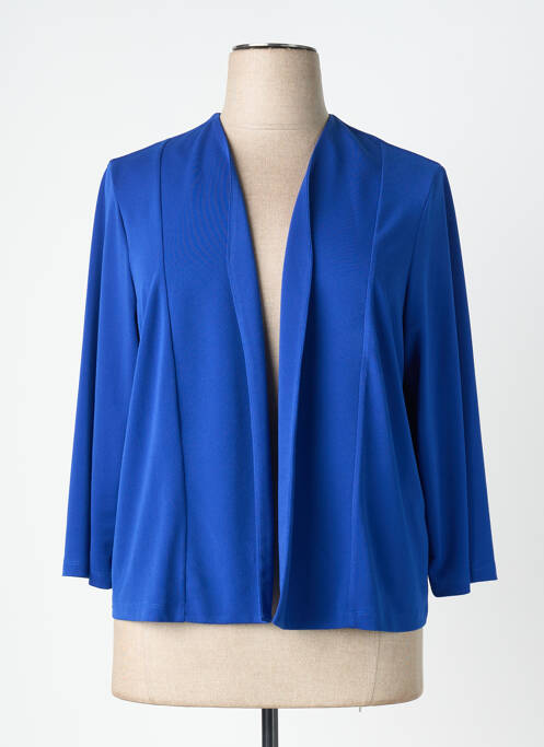 Boléro tissage crêpe bleu FRANCE RIVOIRE femme