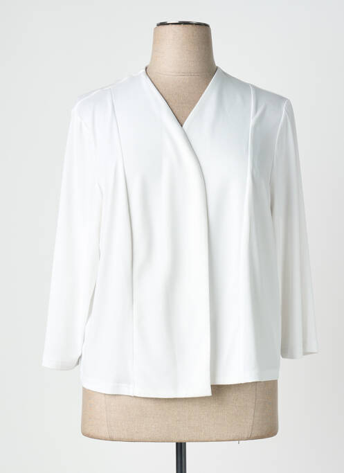 Boléro tissage crêpe beige GREGORY PAT femme
