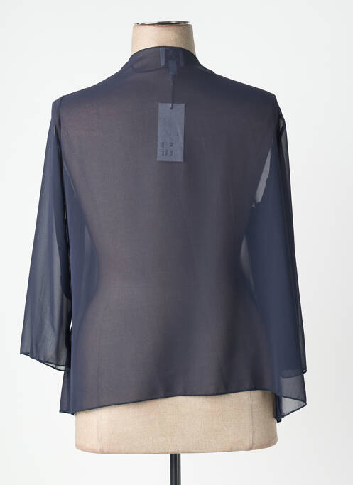 Boléro légère et transparente bleu FRANCE RIVOIRE femme