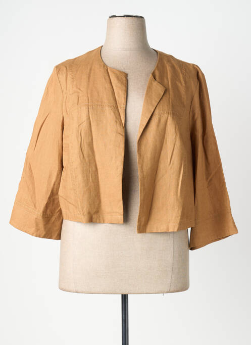 Veste casual col rond marron DIANE LAURY femme