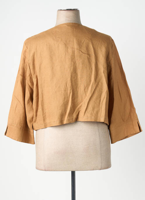 Veste casual col rond marron DIANE LAURY femme