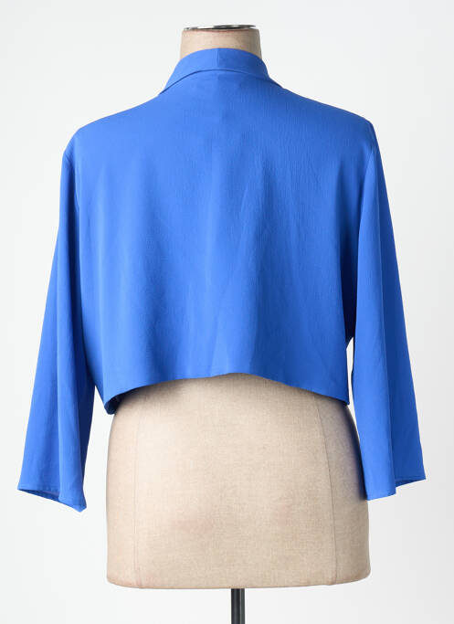 Boléro manches longues bleu ANDAMIO femme