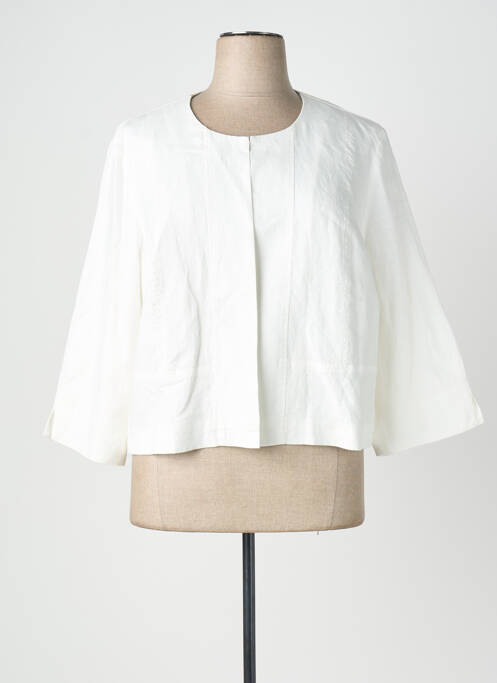 Veste chic tissage crêpe beige DIANE LAURY femme