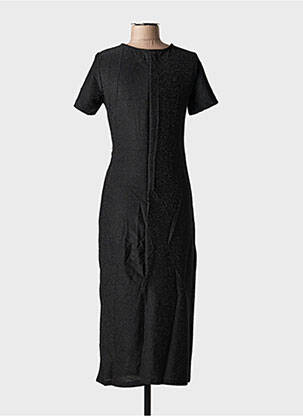 Robe courte manches courtes manches courtes noir JUBYLEE femme