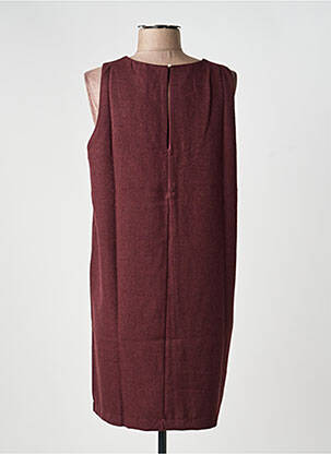 Robe courte sans manche sans manche marron Y'COO femme