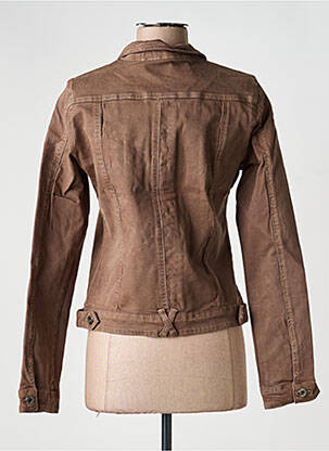 Veste casual coupe droite marron ZAC & ZOE femme
