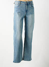 Jeans coupe droite stretch taille normale bleu TOXIK3 femme