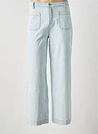 Jeans coupe large stretch taille normale bleu MAJOLICA femme