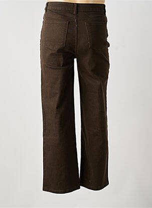 Jeans coupe large taille normale taille normale marron MUSY MUSE femme