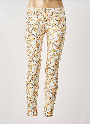 Pantalon slim taille basse taille basse beige TOXIK3 femme