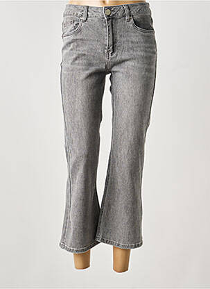 Jeans bootcut taille normale taille normale gris TOXIK3 femme