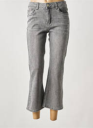 Jeans bootcut taille normale taille normale gris TOXIK3 femme