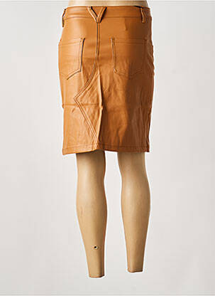 Jupe courte poches marron TOXIK3 femme