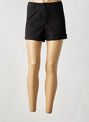 Short fermeture zippée sous rabat boutonné taille normale noir SARAH JOHN femme
