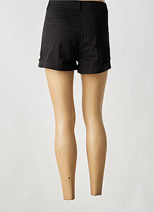 Short fermeture zippée sous rabat boutonné taille normale noir SARAH JOHN femme