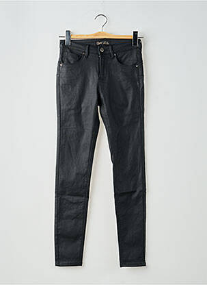 Pantalon slim tissage enduit taille normale noir TOXIK3 femme