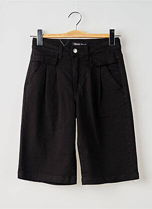 Bermuda taille haute taille haute noir TOXIK3 femme
