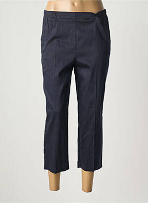 Pantalon 7/8 stretch taille normale bleu QUATTRO femme