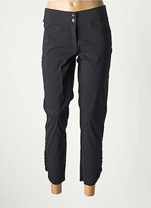 Pantalon 7/8 stretch taille normale noir QUATTRO femme