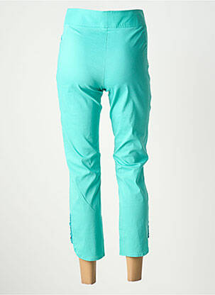 Pantalon 7/8 stretch taille normale bleu QUATTRO femme