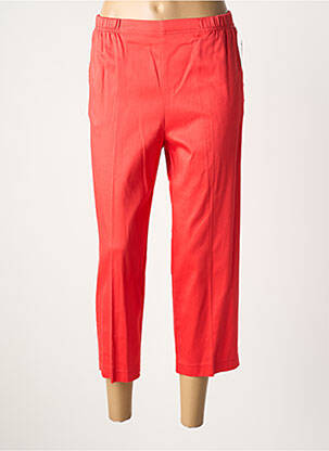 Pantacourt stretch taille normale orange QUATTRO femme