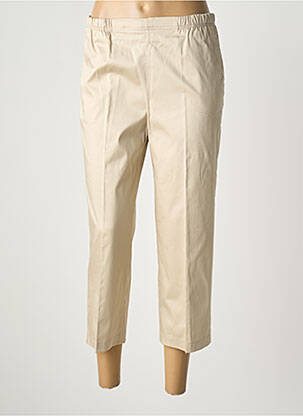 Pantacourt stretch taille normale beige QUATTRO femme