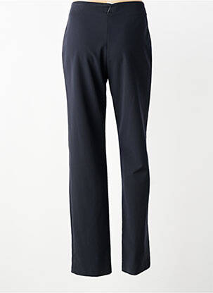 Pantalon droit fermeture zippée sous rabat boutonné noir QUATTRO femme