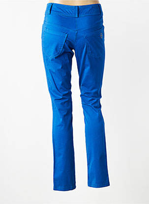 Pantalon slim poches bleu QUATTRO femme