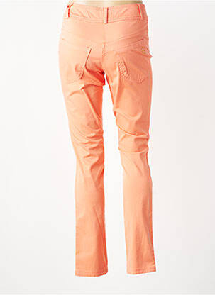 Pantalon slim poches orange QUATTRO femme