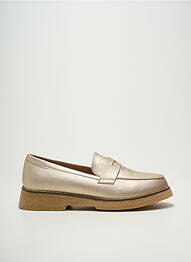 Mocassins matière lisse talon plat jusqu'à 3cm or FINDLAY femme